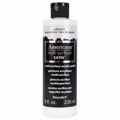 Americana Multi Surface Satin Acrylic Cotton 8OZ