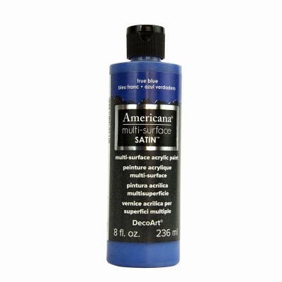 Americana Multi-Surface Acrylic Paint, True Blue, 8-oz.