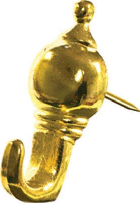Push Pin Hangers, Colonial, Bronze, 3-Pk.