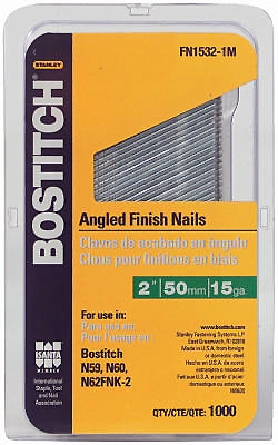 1,000-Pack 2-Inch 15-Gauge Finish Nails