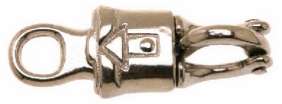 1/2-In. Nickel Round Eye Panic Snap