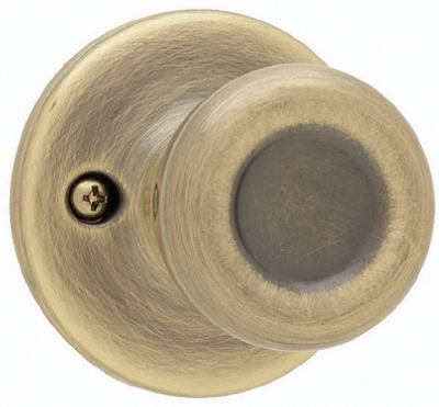 Security Antique Brass Tylo Dummy Knob