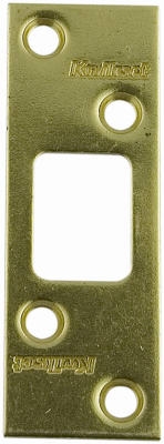 1/4-Inch Brass Maximum Security Deadbolt Strike