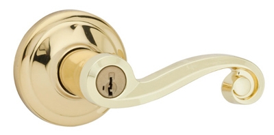 Signature Brass Lido Universal Keyed Entry Lever