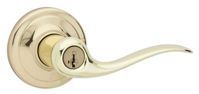 Signature Brass Tustin Entry Lever With SmartKey