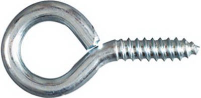 Screw Eye, Large, 1-1/16-In., #14, 12-Pk.