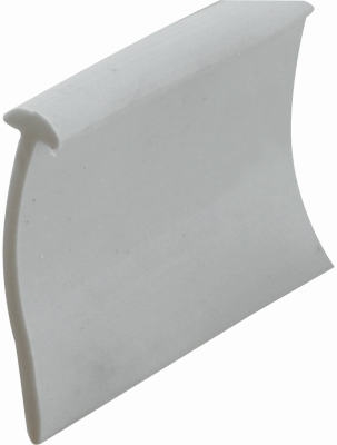 36-Inch x 13/16-Inch Gray Vinyl Shower Door Bottom Seal