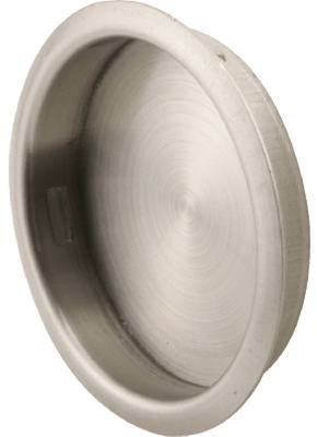 2-Pack 1-3/4-Inch Satin Nickel Closet Door Finger Pull