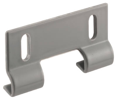 2-Pack Gray Shower Door Bottom Hook Guide