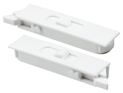 Pair White Vinyl Window Tilt Latch