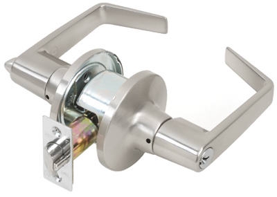 Light-Duty Commercial Satin-Finish Entry Lever