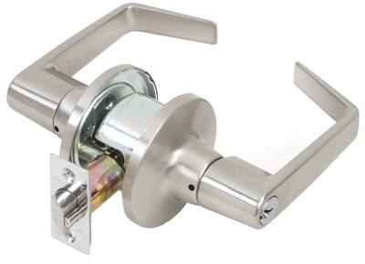 Light-Duty Commercial Satin-Finish Store Room Lever