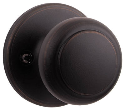 Cove Dummy Knob, Venetian Bronze Finish