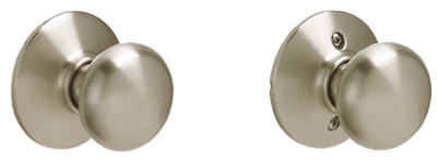 Satin Nickel Plymouth Design Passage Lockset