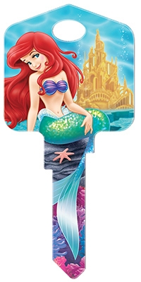 Disney Ariel & Friends Painted Key Blank