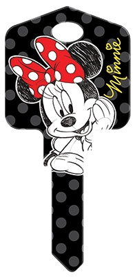 Disney Minnie Mouse Painted Key Blank