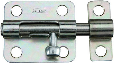 Door Barrel Bolt, Stainless Steel, 4-In.