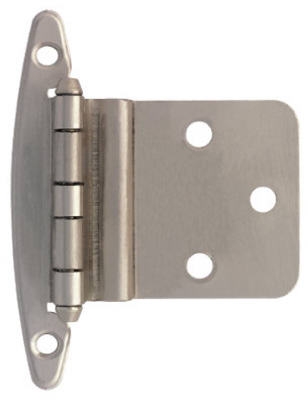 Satin Nickel Inset Hinge Without Spring, 2-Pk.