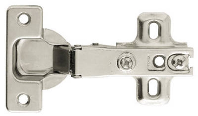 Nickel Plated Full Overlay Hinges, 2-Pk.