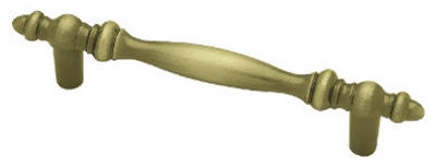 Antique Brass Virginia Cabinet Pulls, 3-In., 2-Pk.