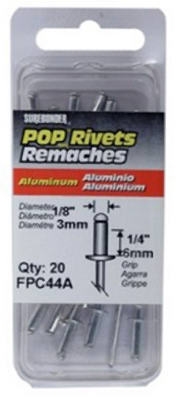 20-Pack Medium Aluminum Rivet