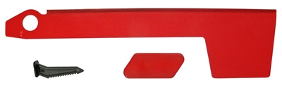 Mailbox Replacement Flag Kit, Red Aluminum