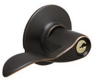 Aged Bronze Accent Entrance Lockset