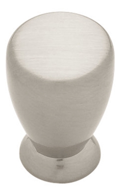 Cabinet Knob, Milk Bottle, Satin Nickel
