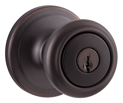 Cameron Bronze Entry Knob Lock With SmartKey