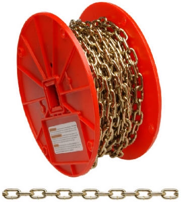 #3 Brass Machine Chain, 50', Sold In Store by the Foot