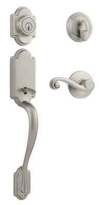 Signature Series Arlington Handleset, With SmartKey, Satin Nickel