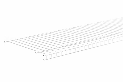 Superslide Wire Shelf, White, 12-In. x 12-Ft., Must Purchase in Quantities of 6
