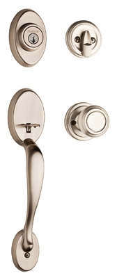 Signature Series Chelsea Handleset, With SmartKey, Satin Nickel