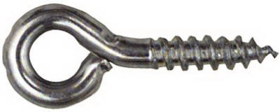 Small Screw Eye, 1-3/16-In., 8-Pk.