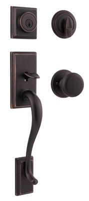 Signature Series Hawthorne Handleset, With Smart Key, Venetian Bronze