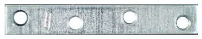 4-Pk., 4 x 5/8-In. Zinc Mending Plate