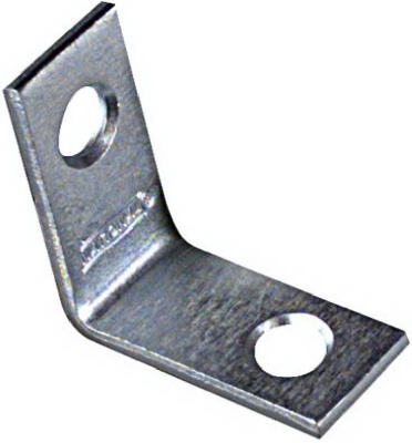 Corner Iron, Zinc, 1 x 1/2-In., Must Purchase in Quantities of 40