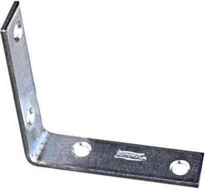 Corner Iron, Zinc, 3 x 3/4-In.