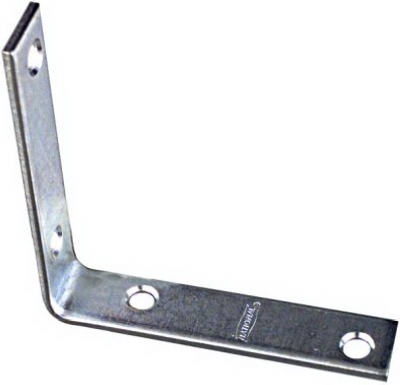Corner Iron, Zinc, 3.5 x 3/4-In., Must Purchase in Quantities of 10