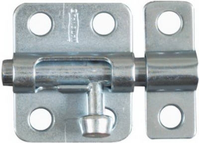 Window Bolt, Zinc, 2-In.