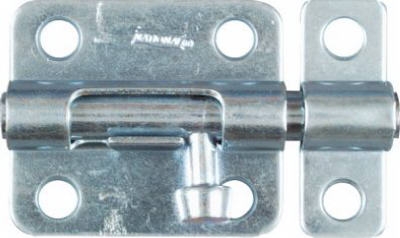 Door Barrel Bolt, Zinc, 2-1/2-In.