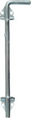 Zinc Cane Gate Bolt, .5 x 12-In.