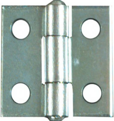 Narrow Hinge, Zinc, 1 x 1-In., 2-Pk., Must Purchase in Quantities of 5