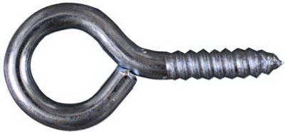 Screw Eye, #4 Large, 2-1/4-In., 3-Pk.