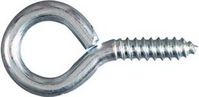 Screw Eye, #10 Large, 1-3/8-In., 8-Pk.