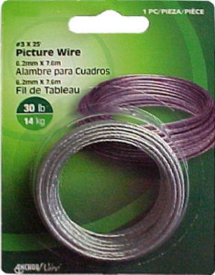 20-Lb. Picture Wire, 25-Ft..