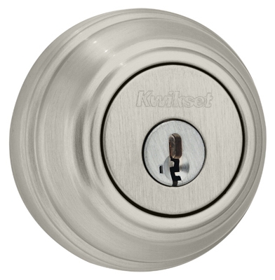 Signature Satin Nickel Double Cylinder Deadbolt With SmartKey