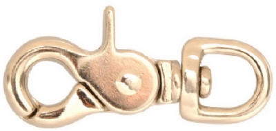 Swivel Round Eye Trigger Snap, 3/4-In.