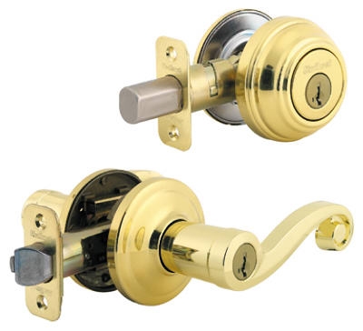 Signature Brass Lido Universal Entry Lever with SmartKey