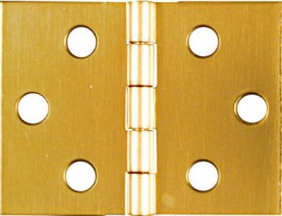 2-Pk., 1.5-In. Brass Desk Hinges